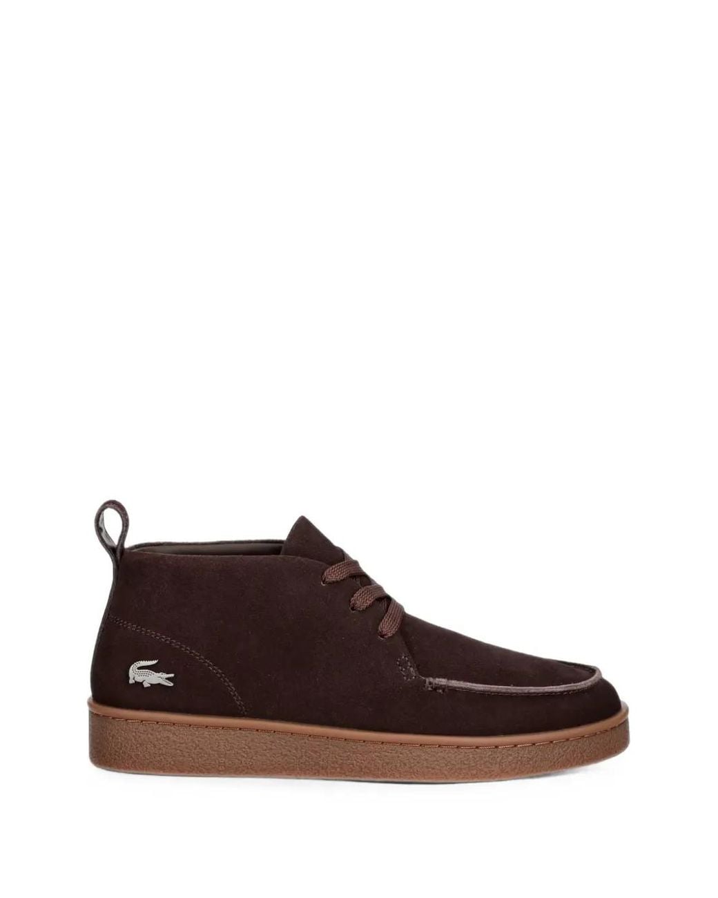 Lacoste Brown Baseshot Chukka Desert Boots for men