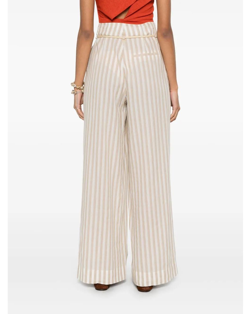 Nanushka White Nevada Trousers
