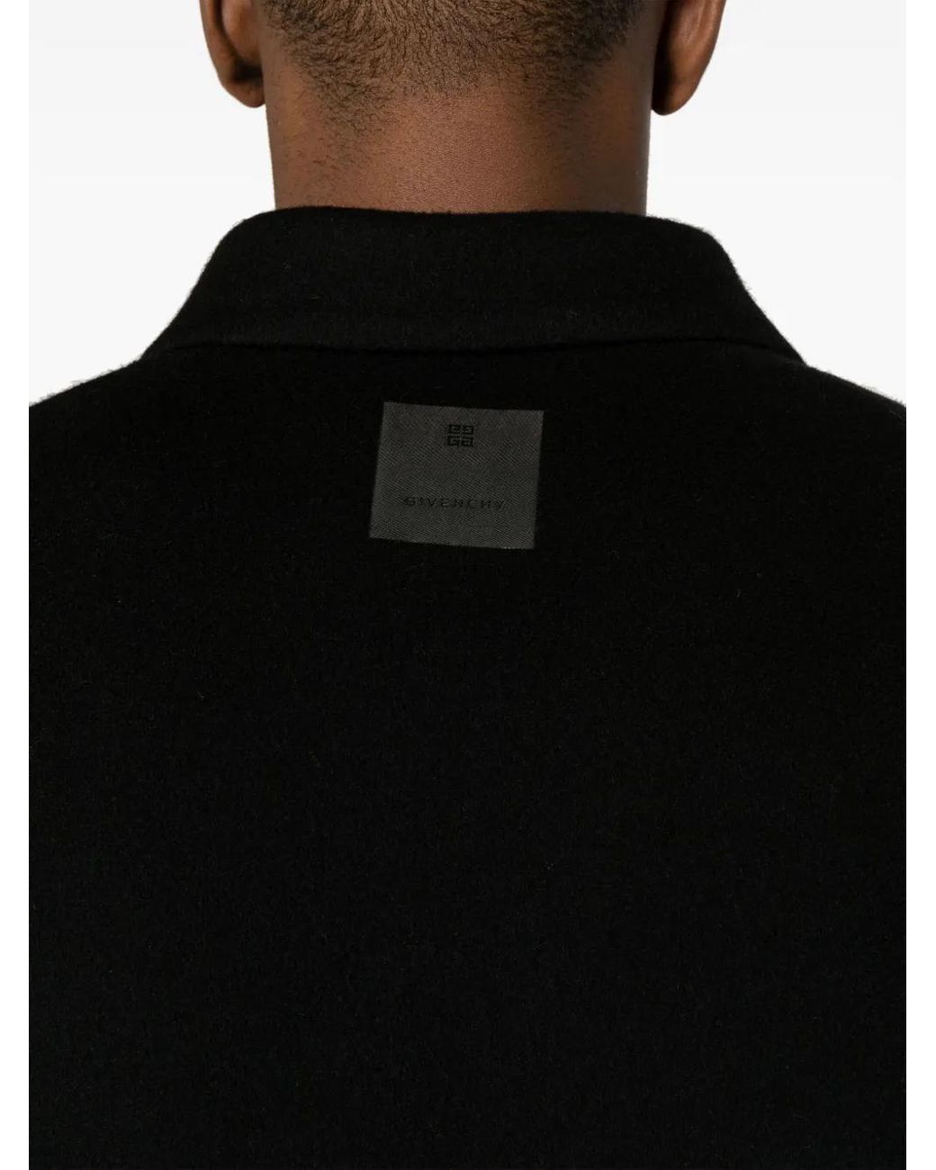 Givenchy Black Wool-Blend Shirt Jacket for men