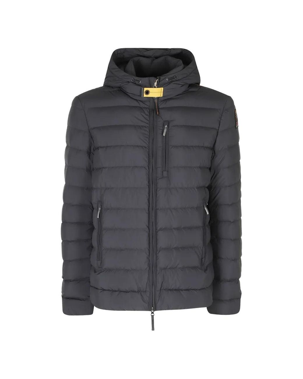 Parajumpers Gray Quilted Hooded Jacket for men