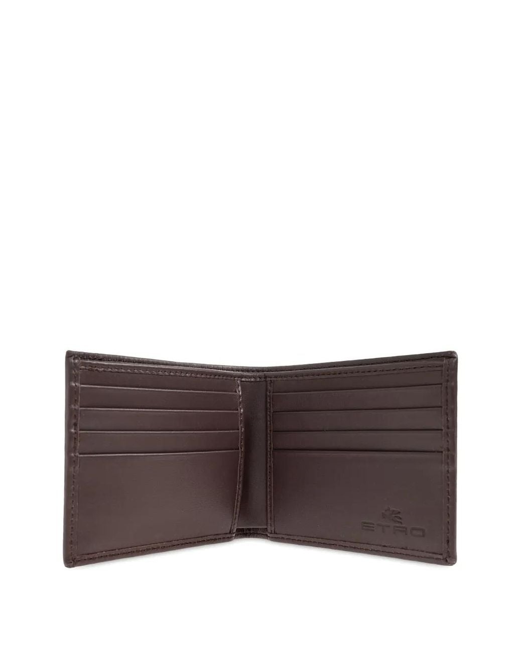 Etro Blue Essential Jacquard Wallet for men