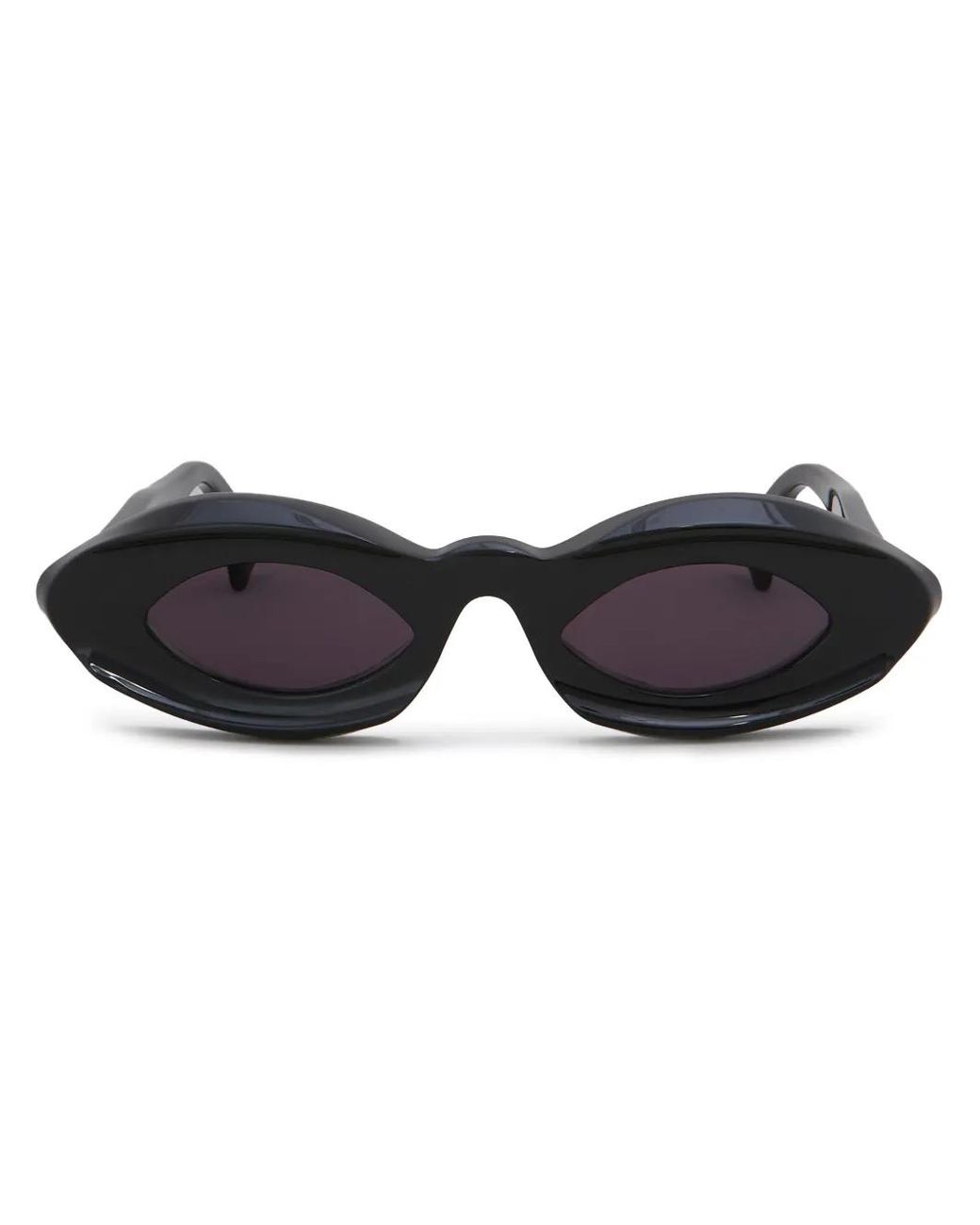Marni Black Logo-Print Sunglasses