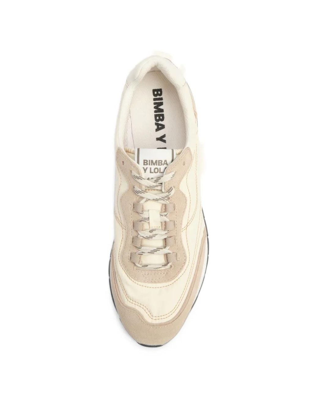 Bimba Y Lola White Sneakers Size 13 23 Suede And Cream Fabric