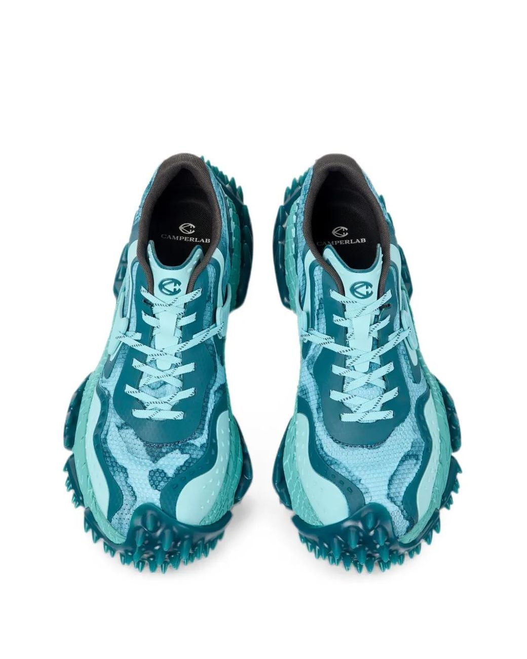 CAMPERLAB Blue Tornado Round-Toe Low-Top Sneakers