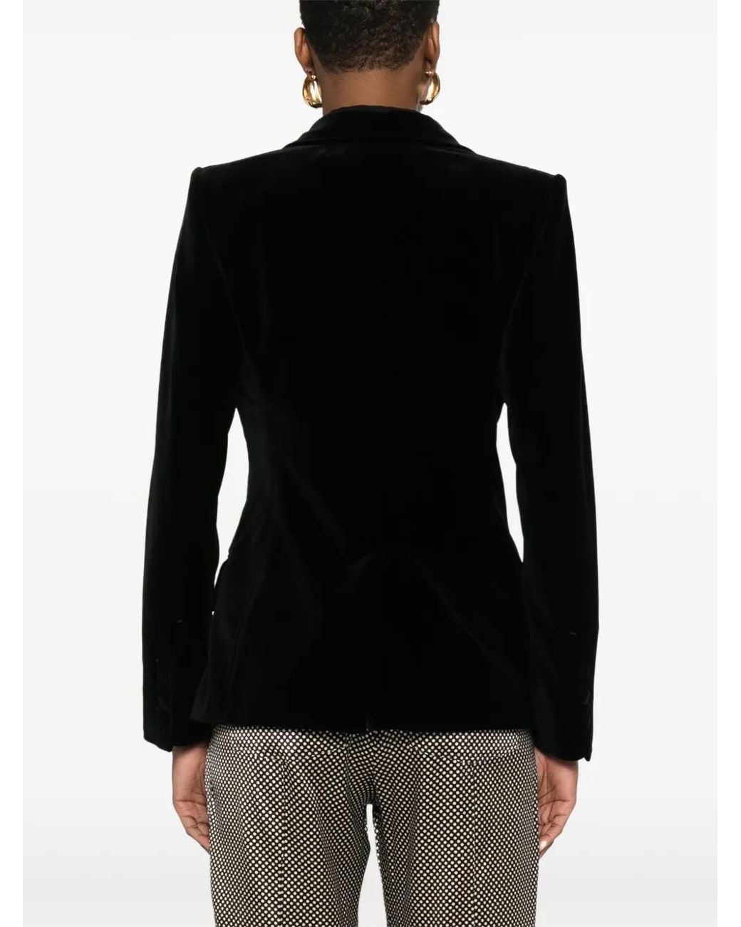 Blazer Con Botones Tom Ford de color Black