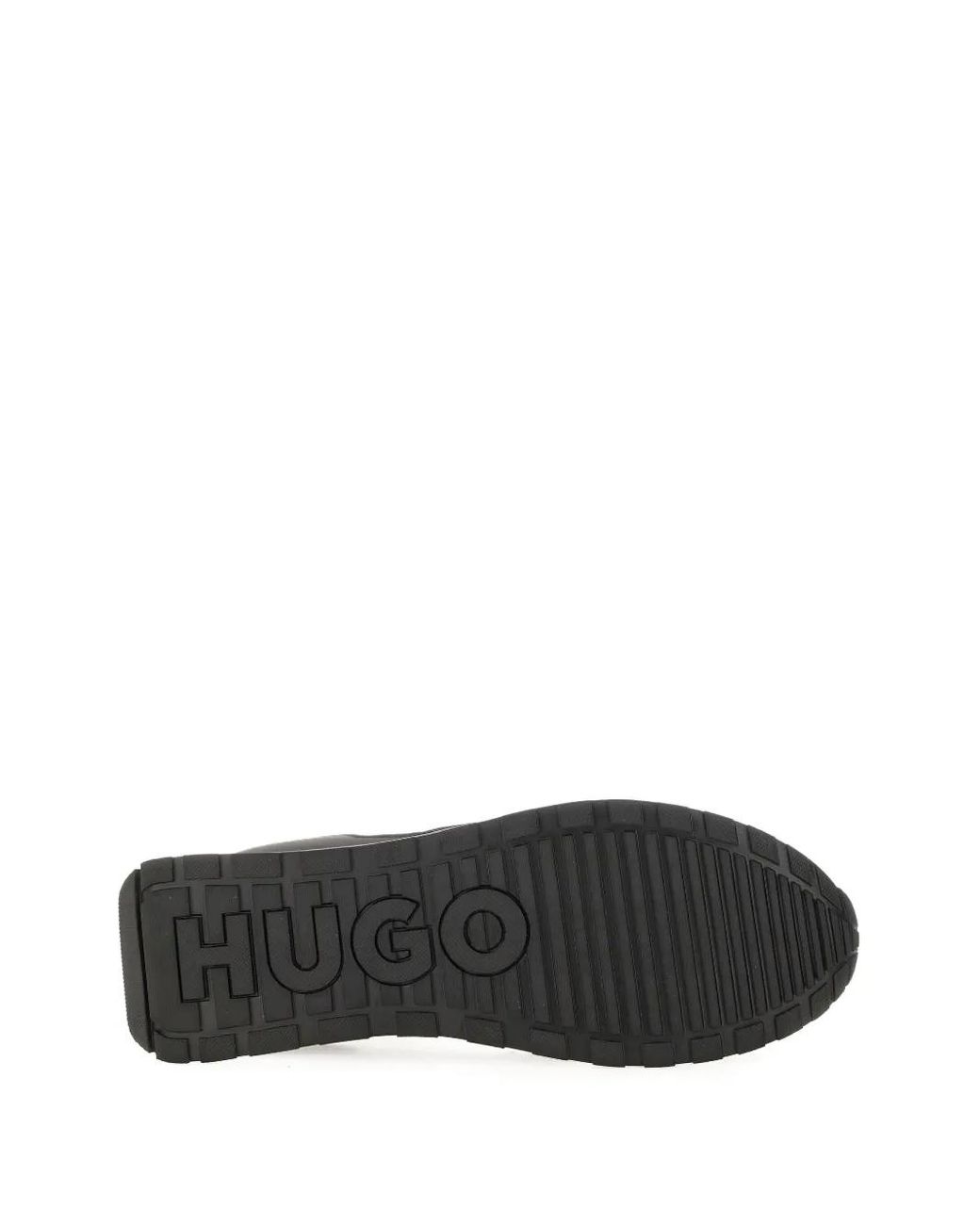 Baskets À Patch Logo HUGO pour homme en coloris Black