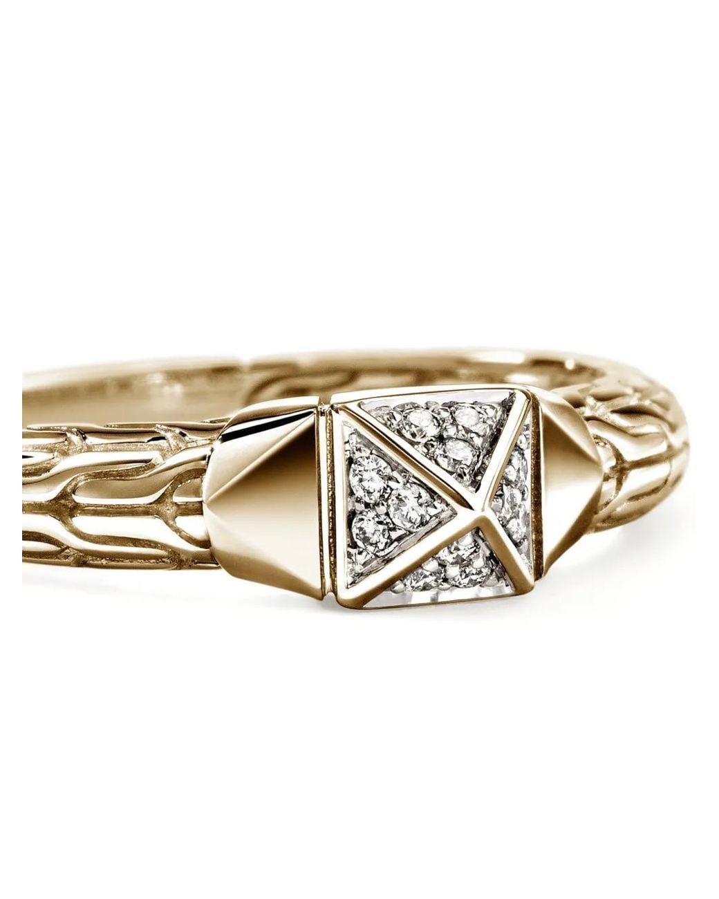 John Hardy Natural Diamond Stud Ring