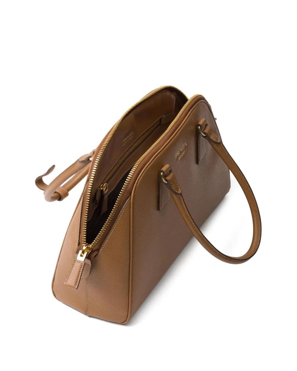 Prada Brown Medium Leather Tote Bag