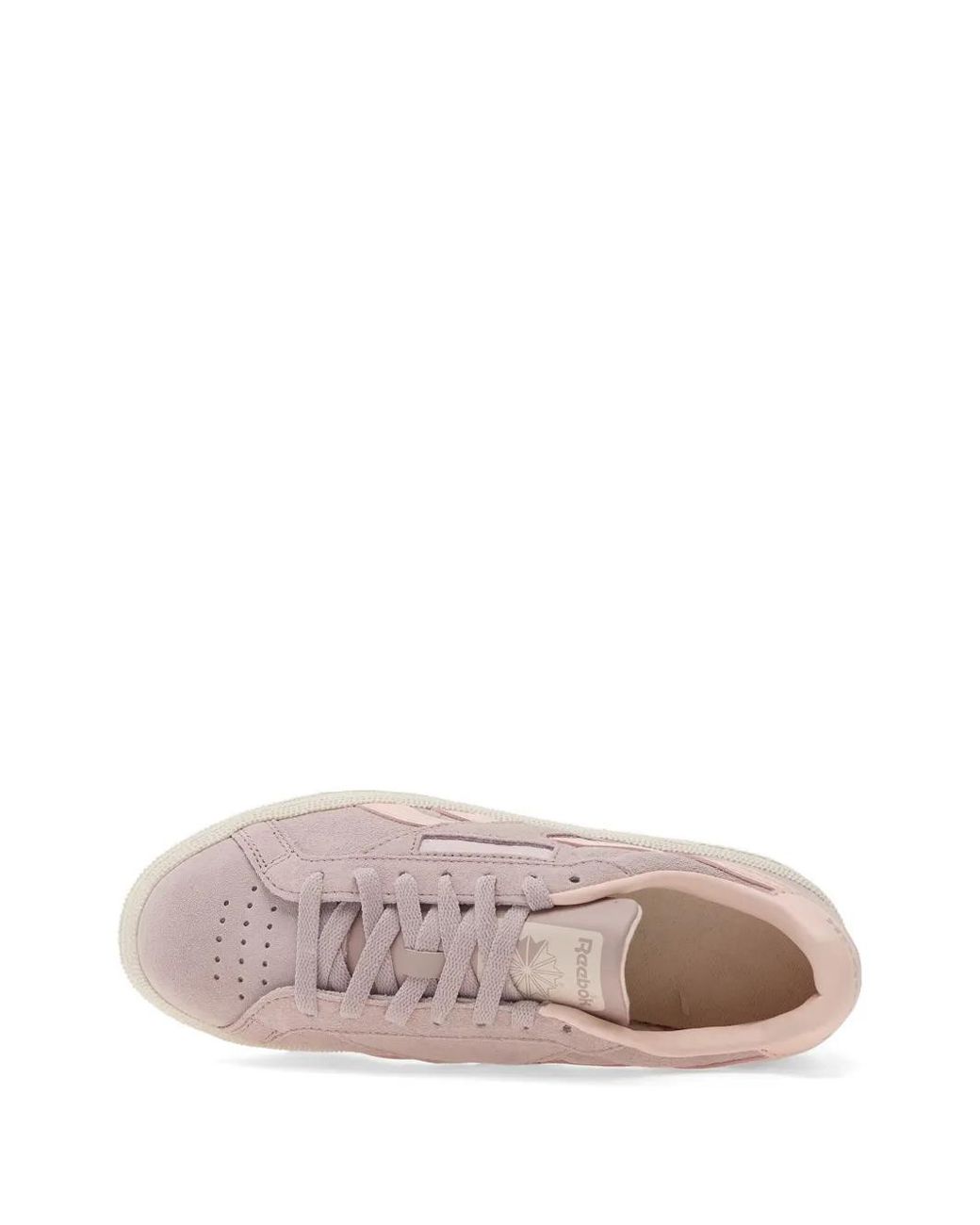 Reebok Pink Baskets Club C Grounds À Logo