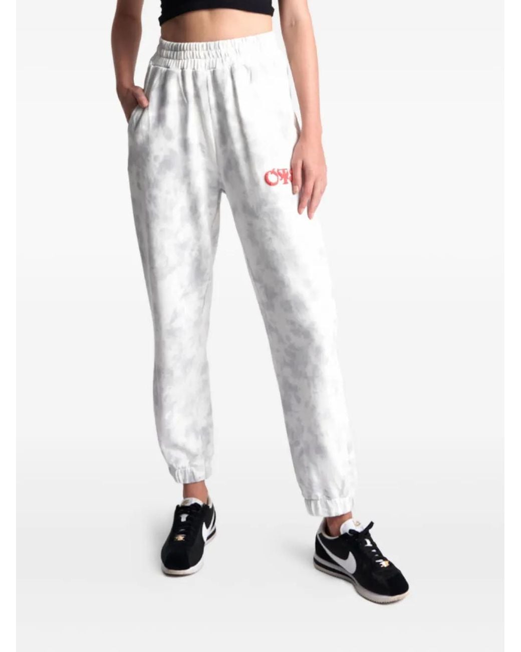 Pantalones De Chándal Con Logo One Teaspoon de color White
