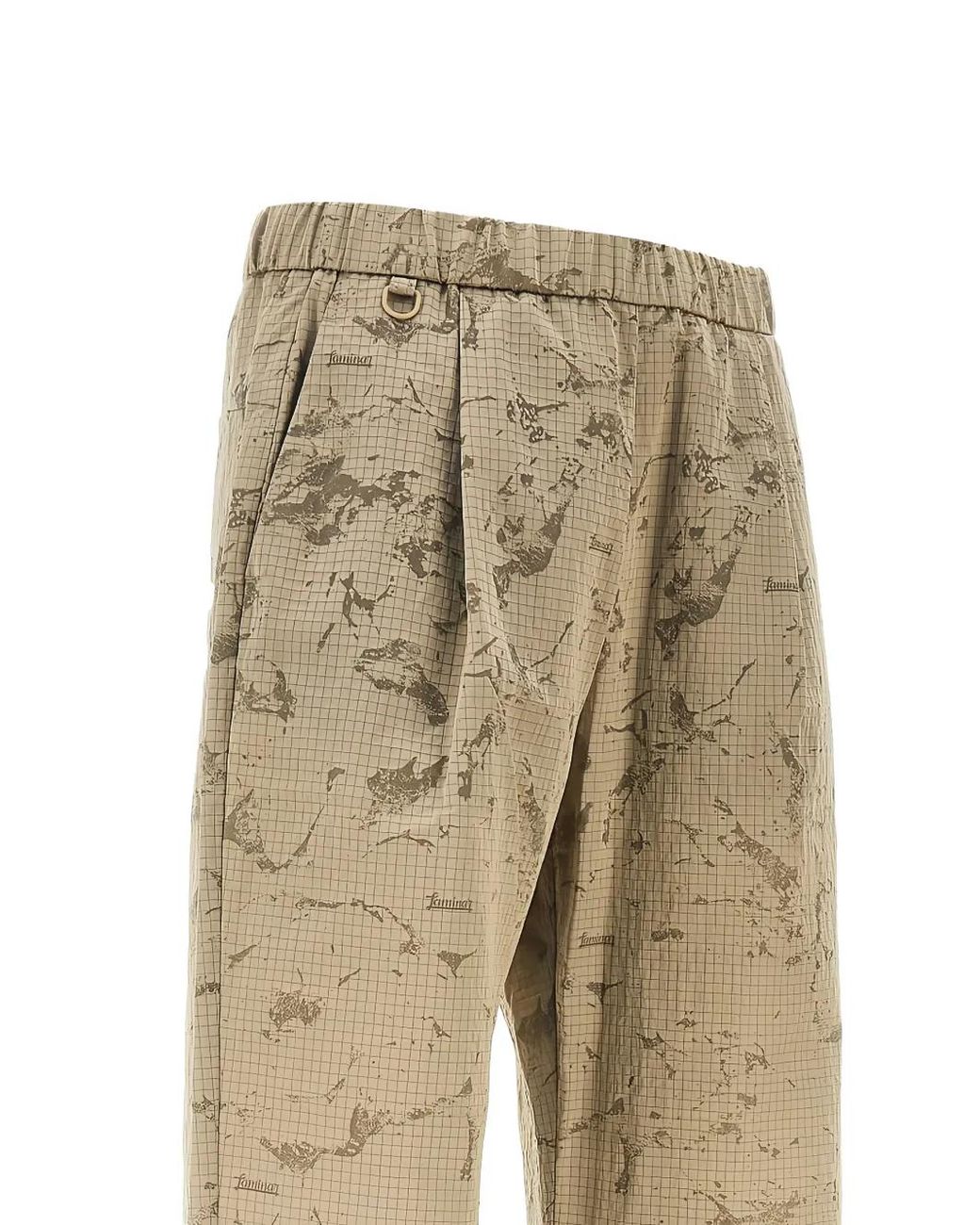 Herno Natural Patterned Trousers for men