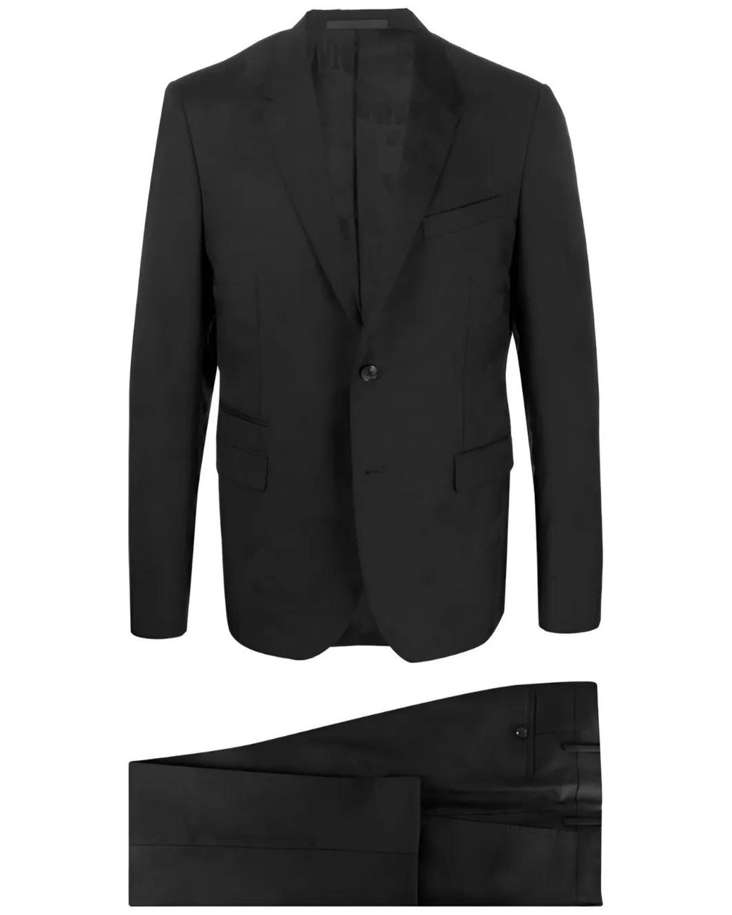 Valentino Garavani Black Single-Breasted Blazer for men