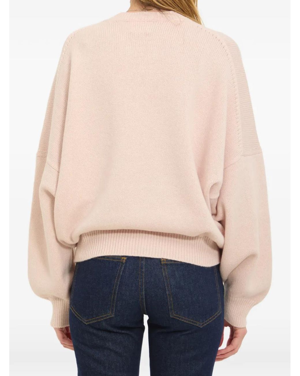 Khaite Blue Cashmere Sweater Margaux