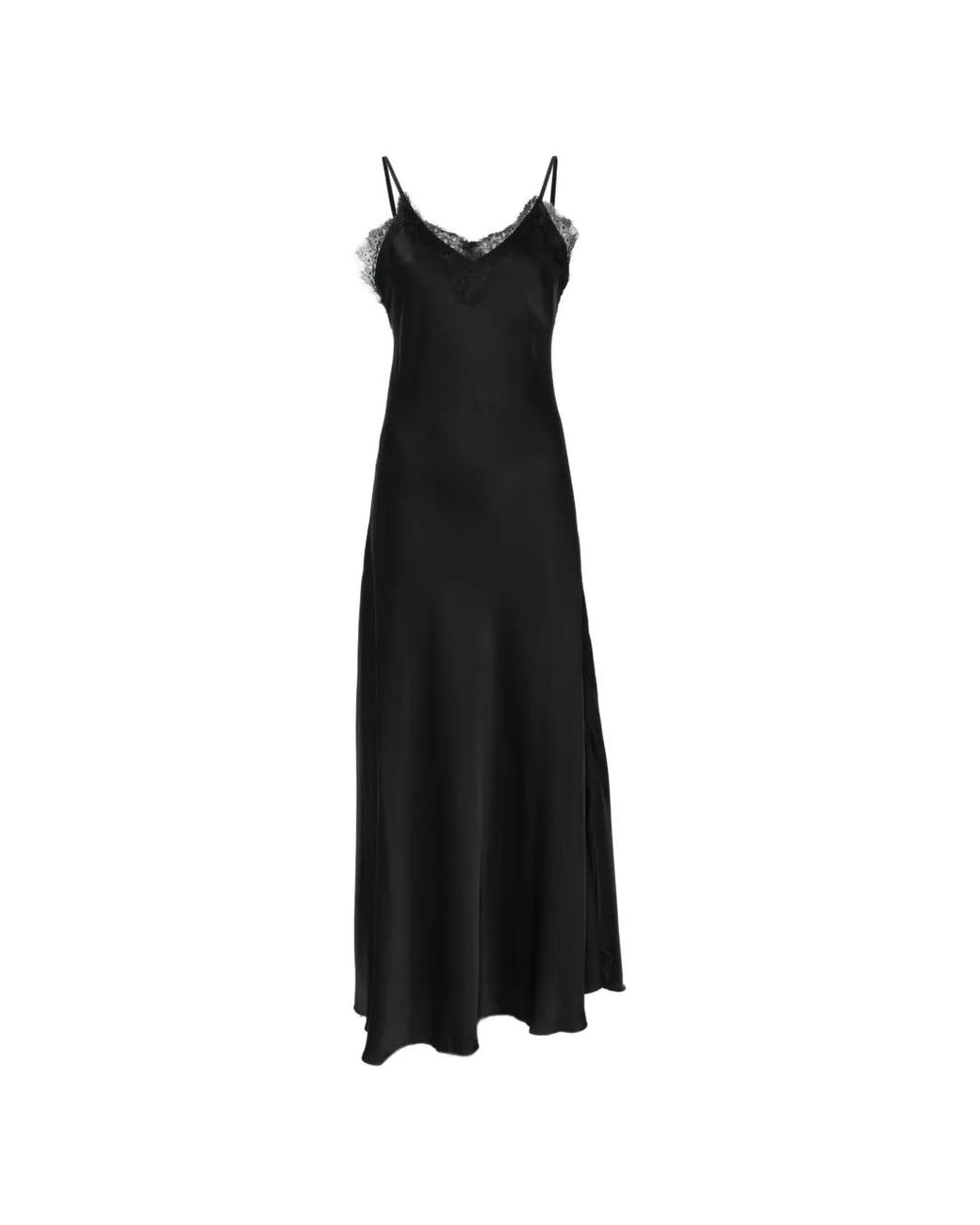 Silkylicious Black Lace Maxi Dress