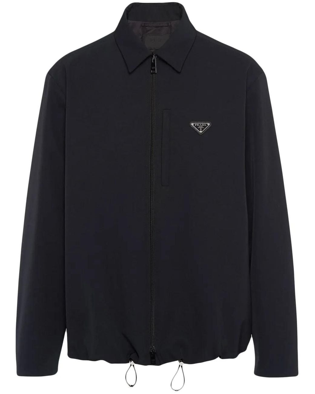 Prada Blue Polyester Shirt for men
