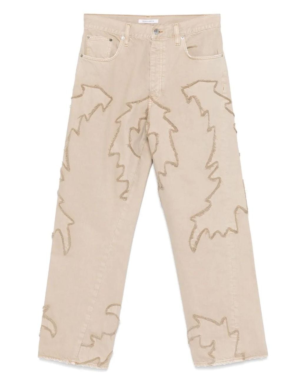 sunflower Jeans Met Logopatch in het Natural voor heren