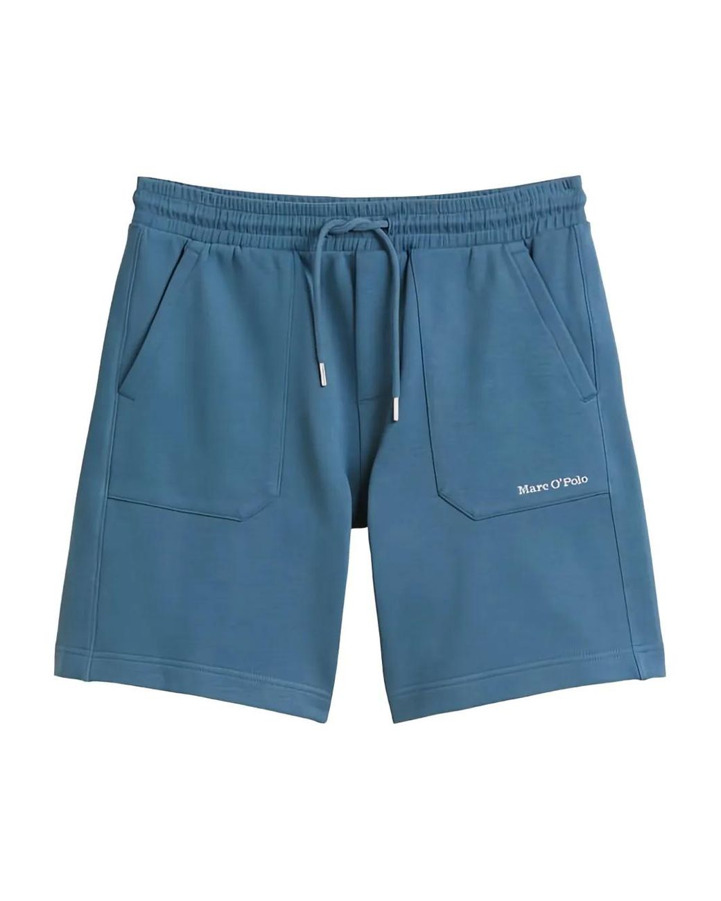 Marc O' Polo Blue Drawstring Pocketed Shorts for men