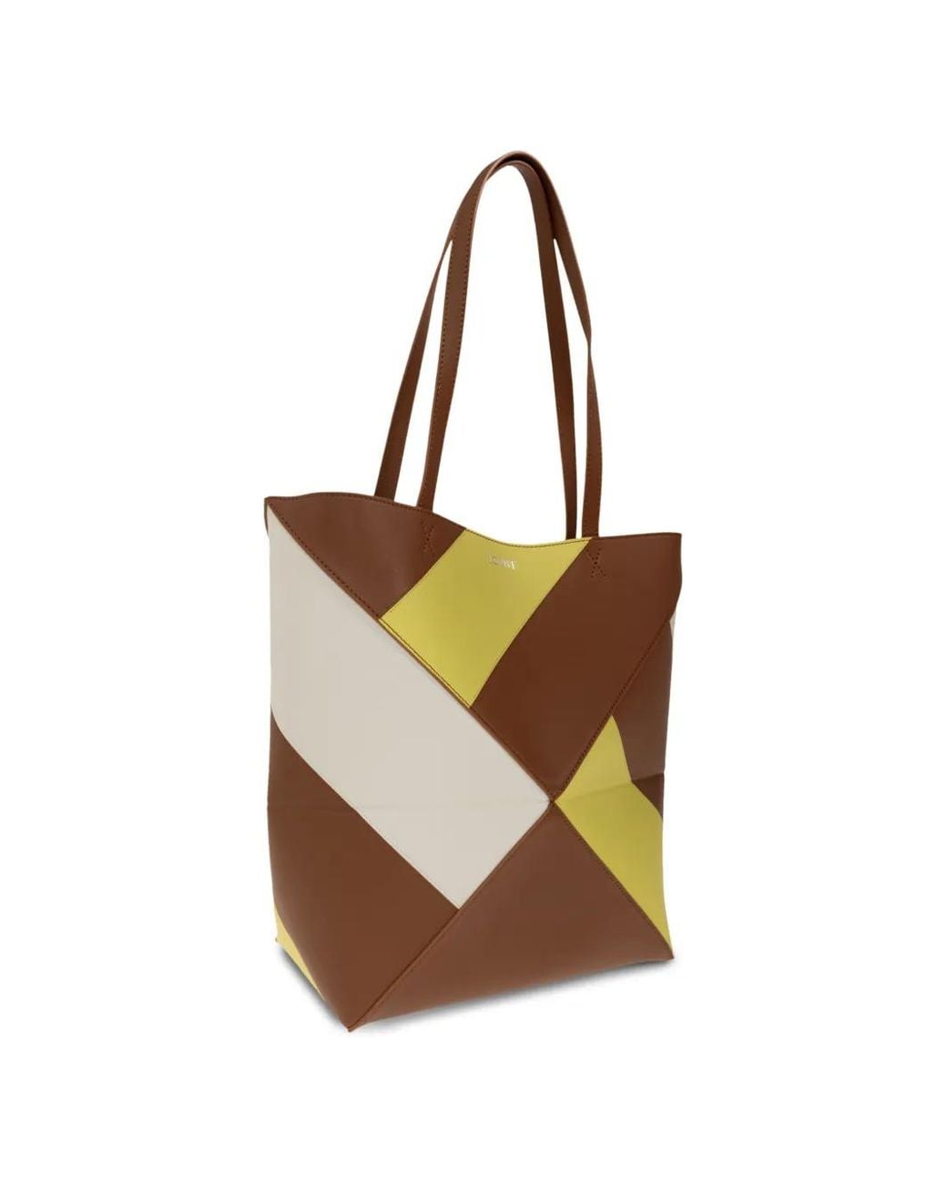 Loewe Brown Medium Puzzle Fold Tote