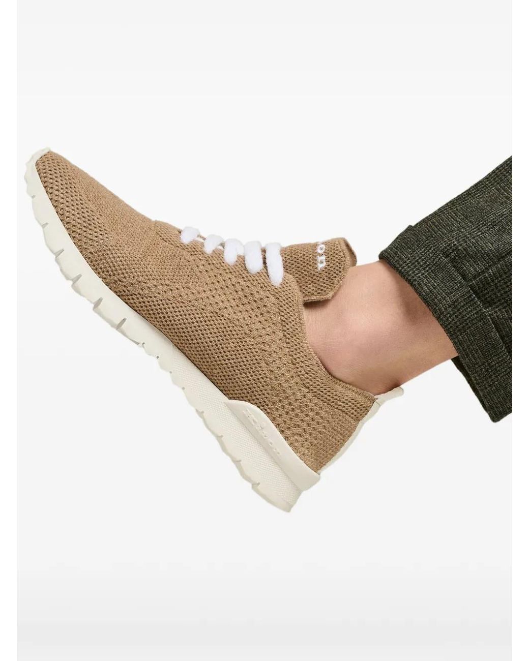 Kiton Natural Fit Lace-Up Sneakers