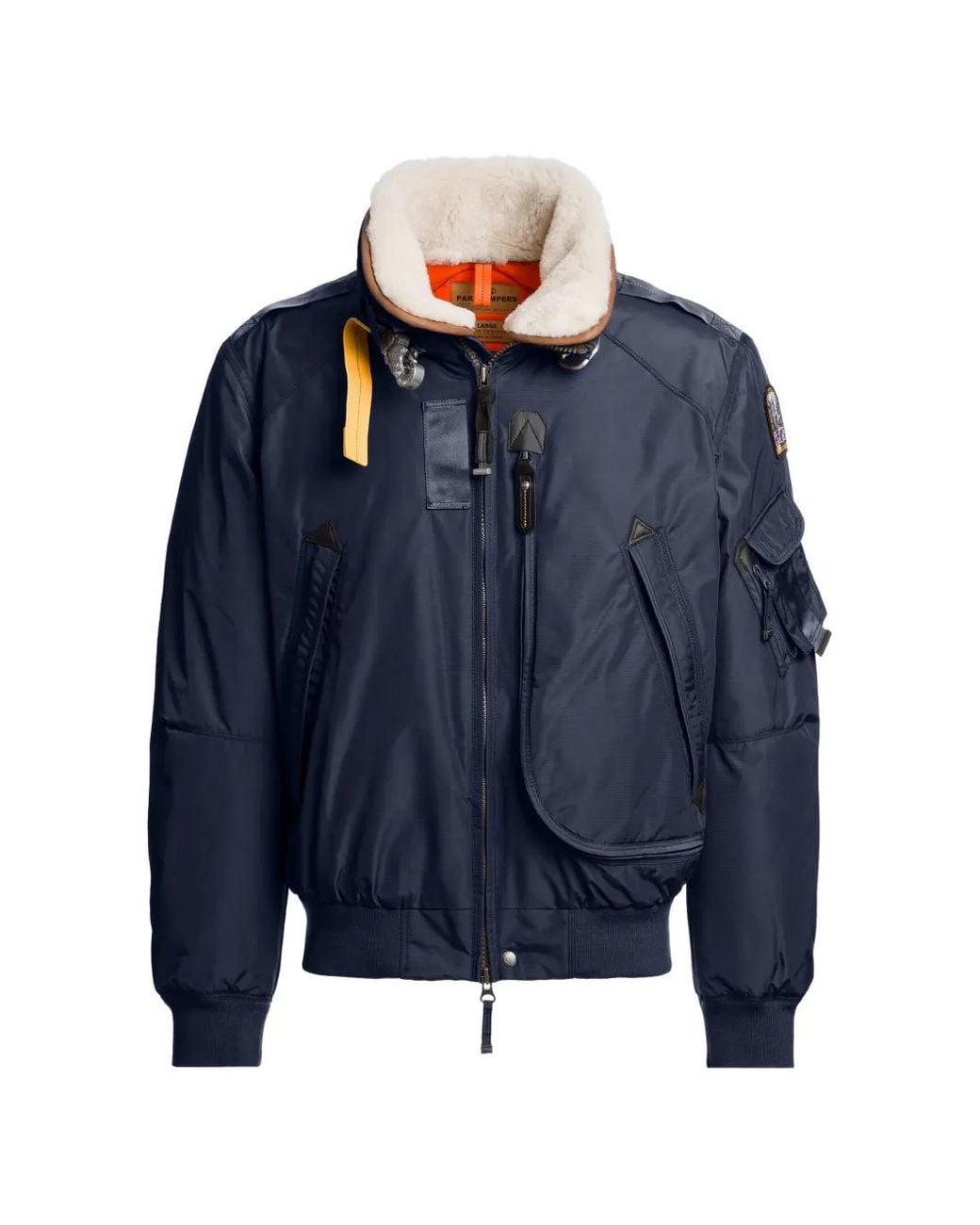 Parajumpers Blue Fire S. Shearling-Trim Down Jacket for men