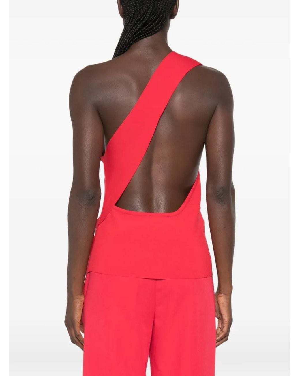 ViCOLO Red Haut À Design À Une Épaule