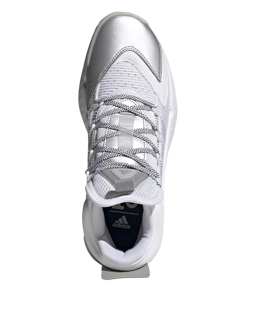 Adidas White Pro Boost Mid Trainers