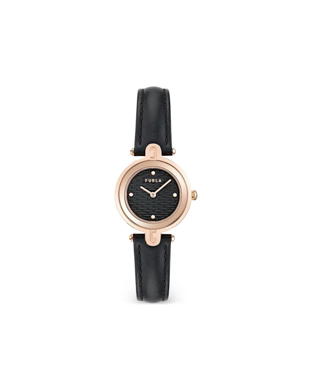 Furla White Leather Strap 32Mm