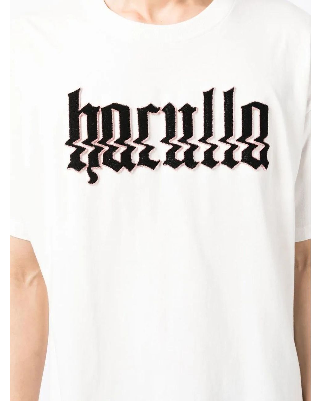 Haculla White Logo-Print T-Shirt for men