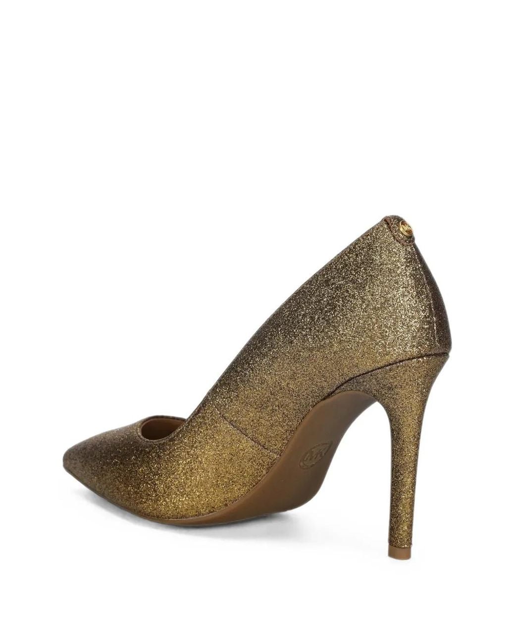 MICHAEL Michael Kors Metallic Glitter-Effect Pointed-Toe Pumps