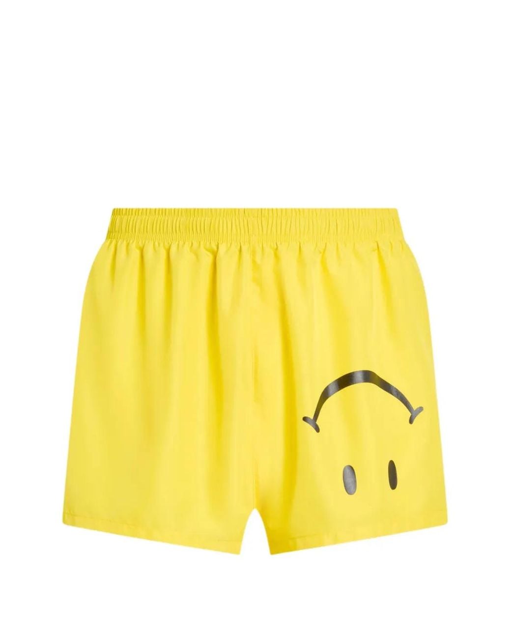Moschino Yellow X Smiley Short De Bain En Nylon for men