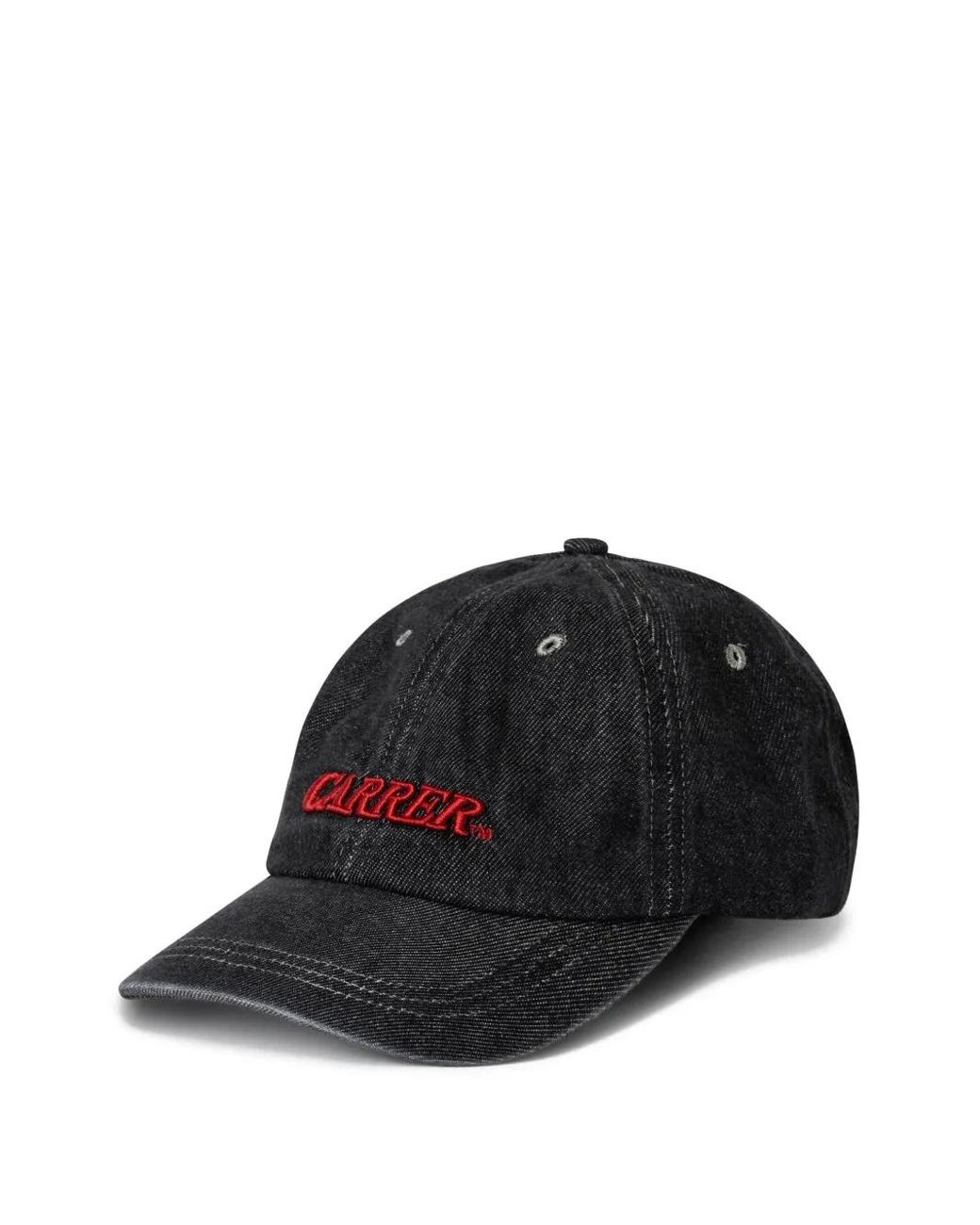 Carrera Black Embroidered-Logo Cap for men