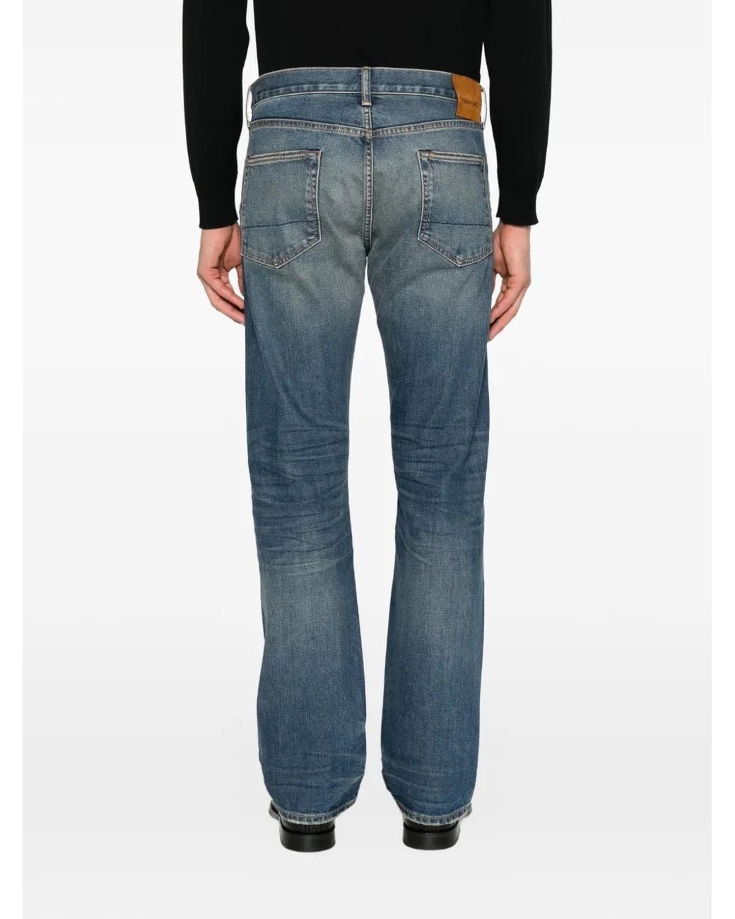 Vaqueros Rectos Tom Ford de hombre de color Blue
