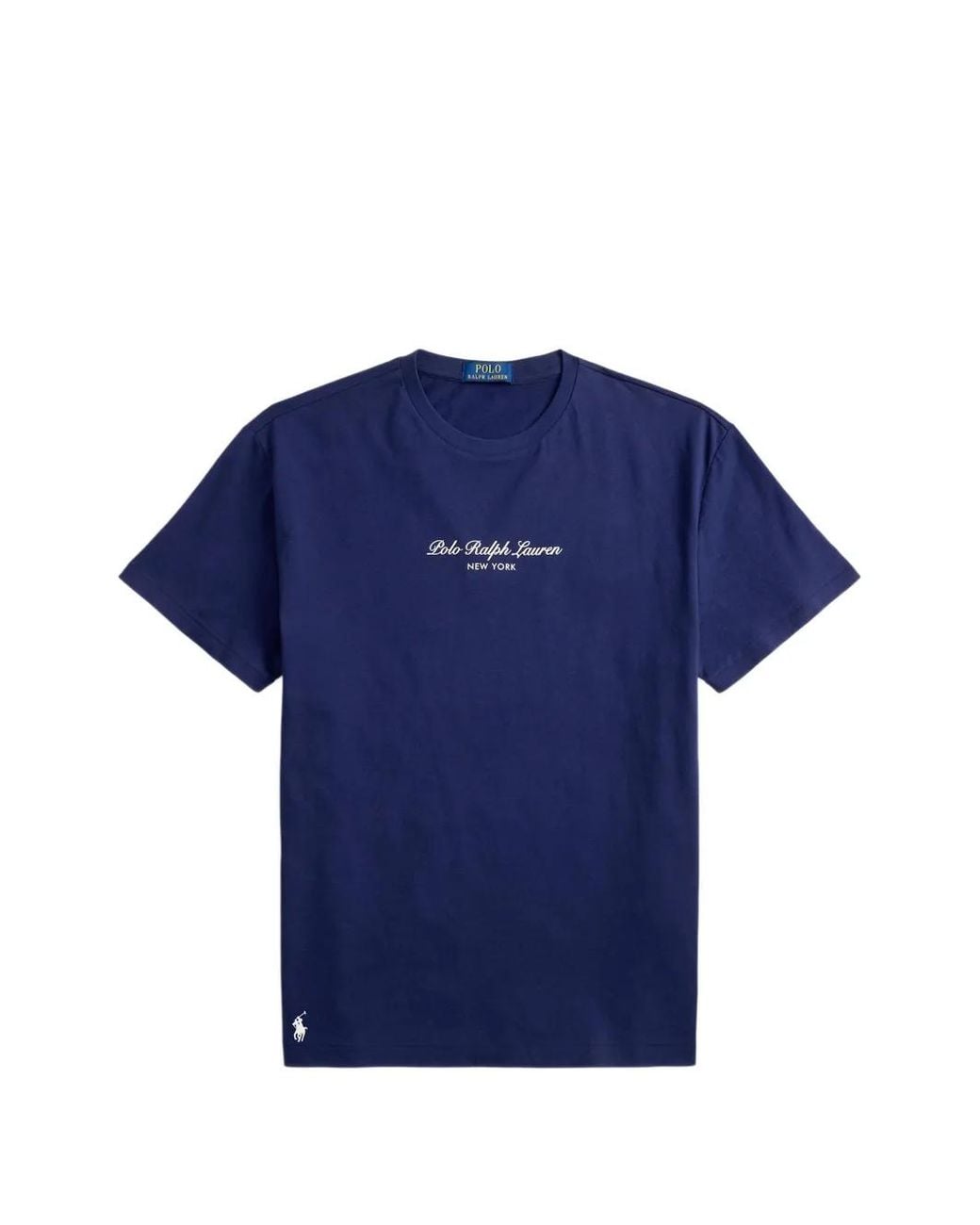 Polo Ralph Lauren Blue Logo-Print T-Shirt for men