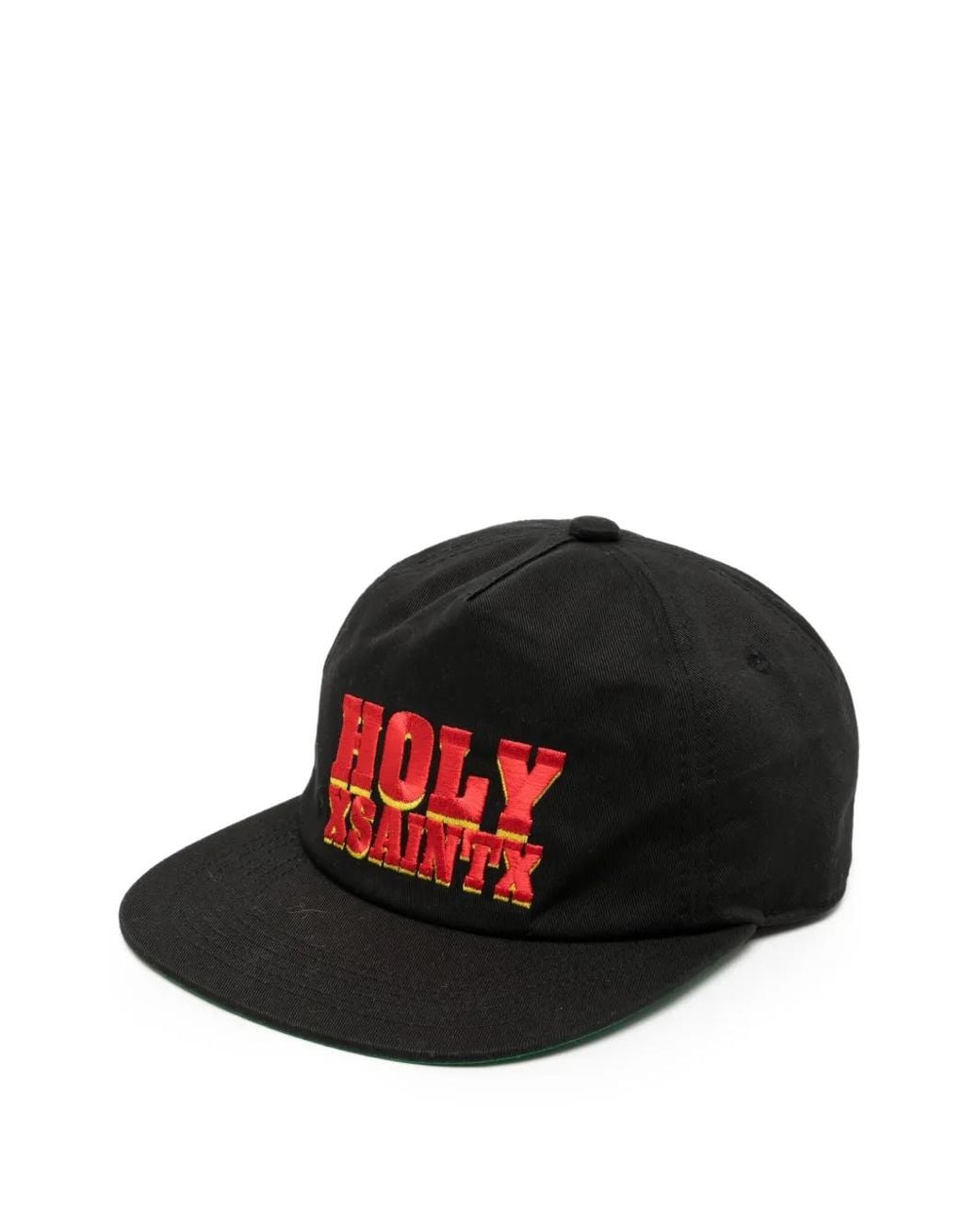SAINT Mxxxxxx Black Holy Embroidered Snapback Cap for men