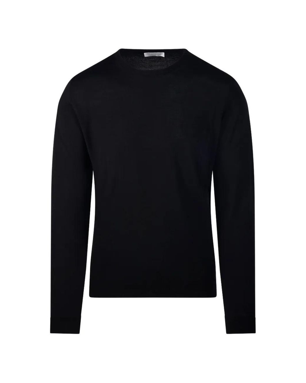 Roberto Collina Blue Crew-Neck Long-Sleeve Sweater for men