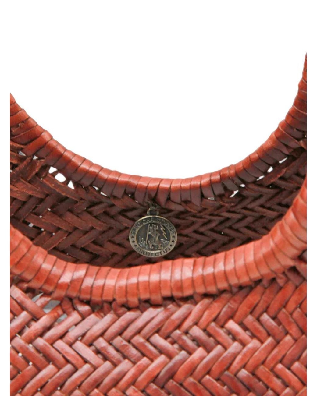 Borsa Tote Ns Diagonal Triple Jump di Dragon Diffusion in Red