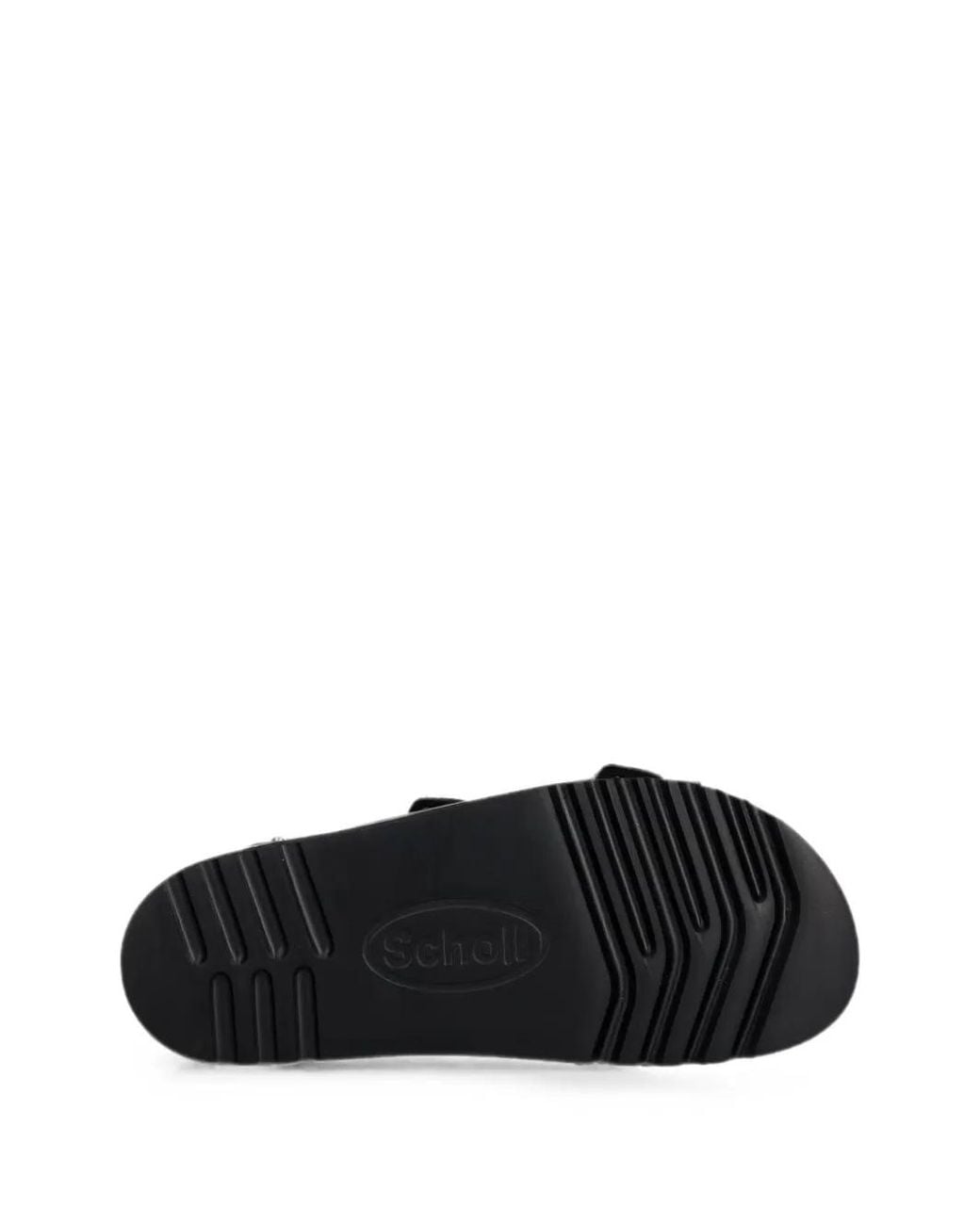 Scholl Black Beatriz Ring Eyelet-Embellished Studded Slides
