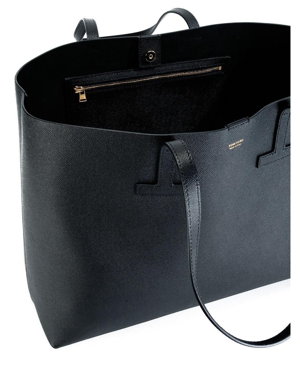 Tom Ford Medium T Tote Bag in Black Lyst