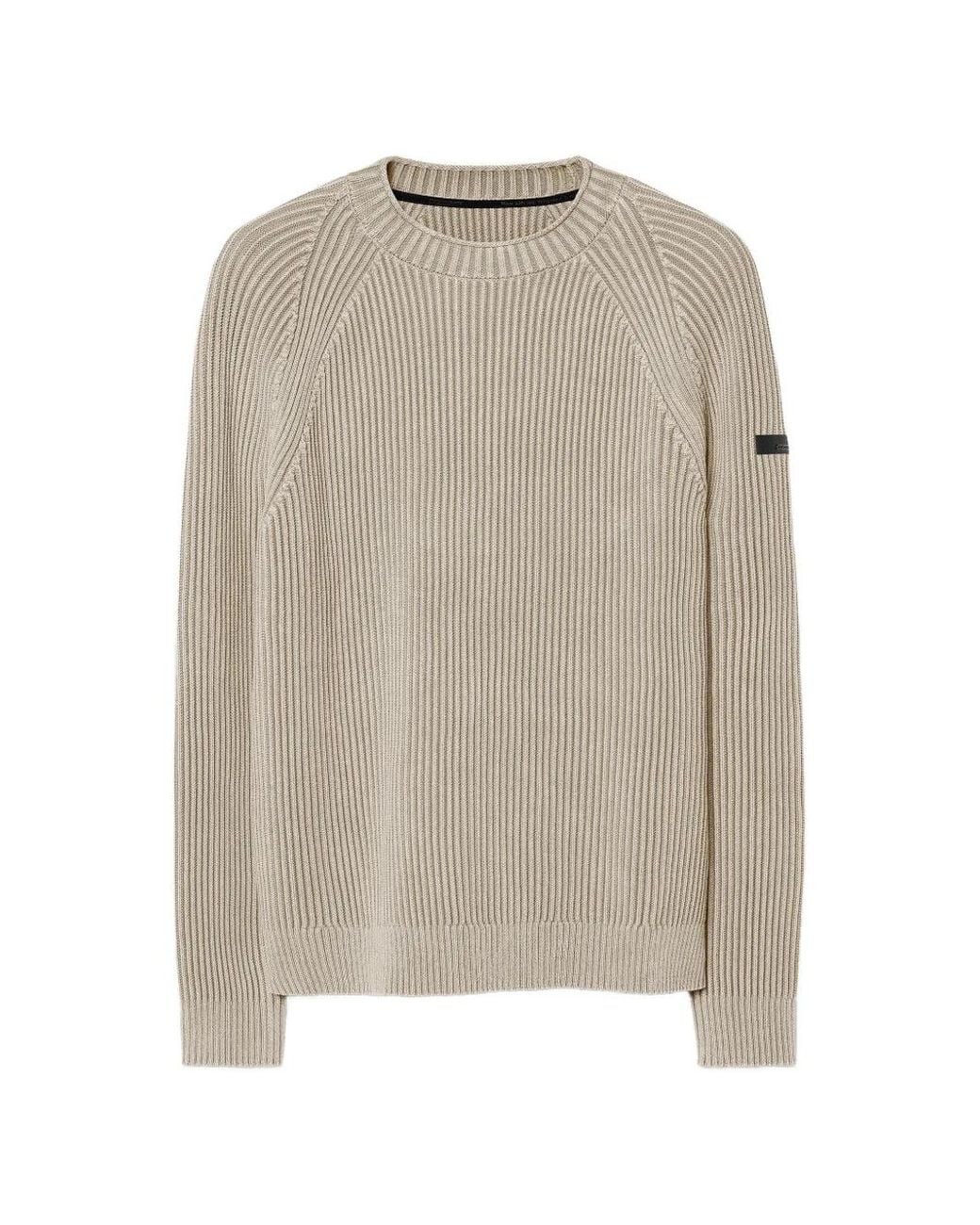 Rrd Natural 7 Techno Ribbed-Knit Raglan-Sleeve Sweater for men