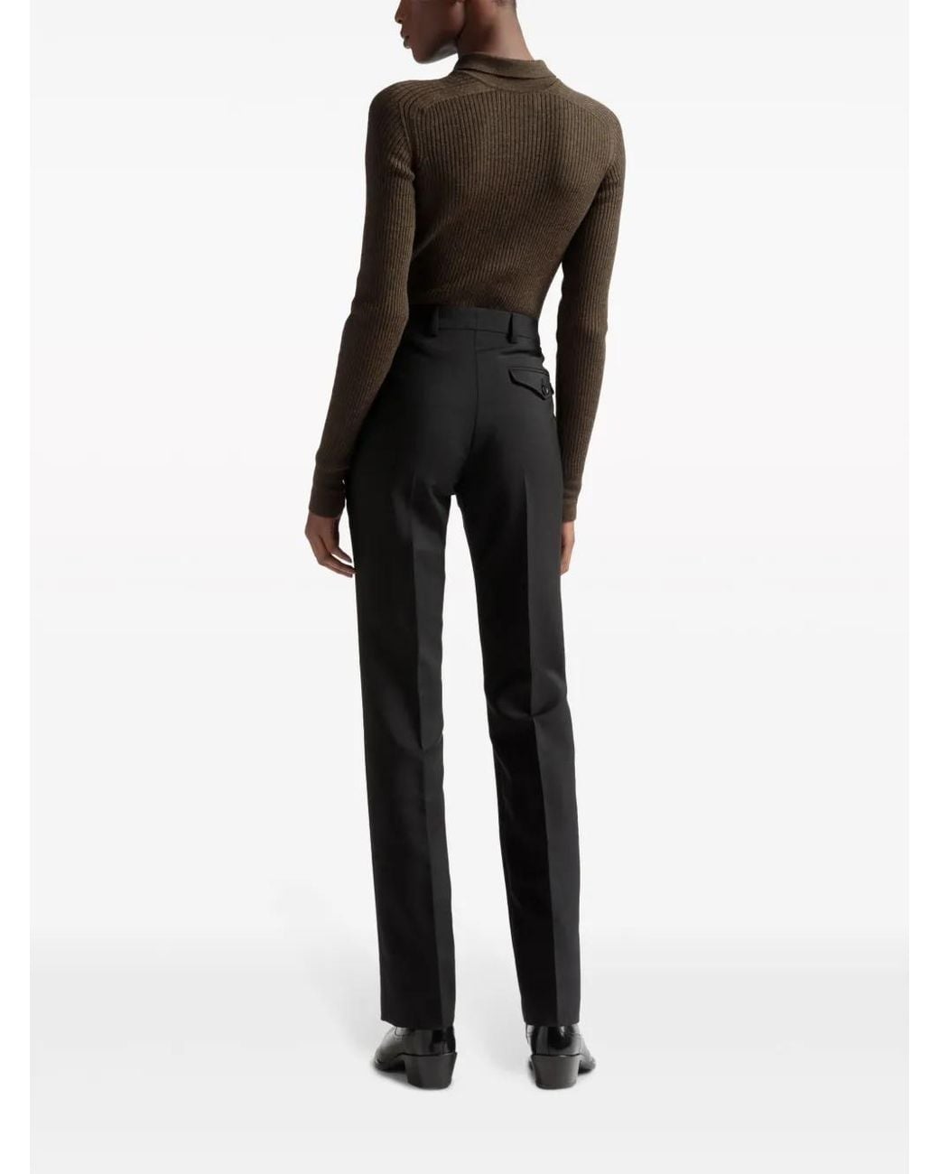 Bally Geplooide Pantalon in het Black