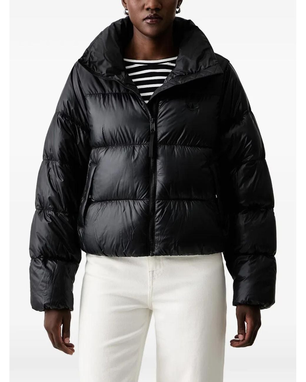 Adidas Black Quilted Padded Jacket