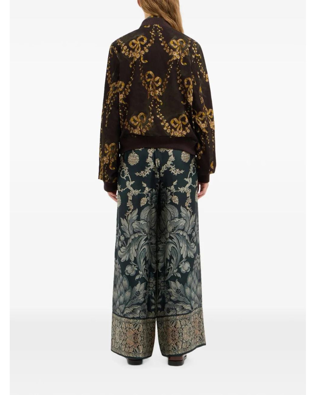 Pierre Louis Mascia Black Amadox Floral-Print Jacket