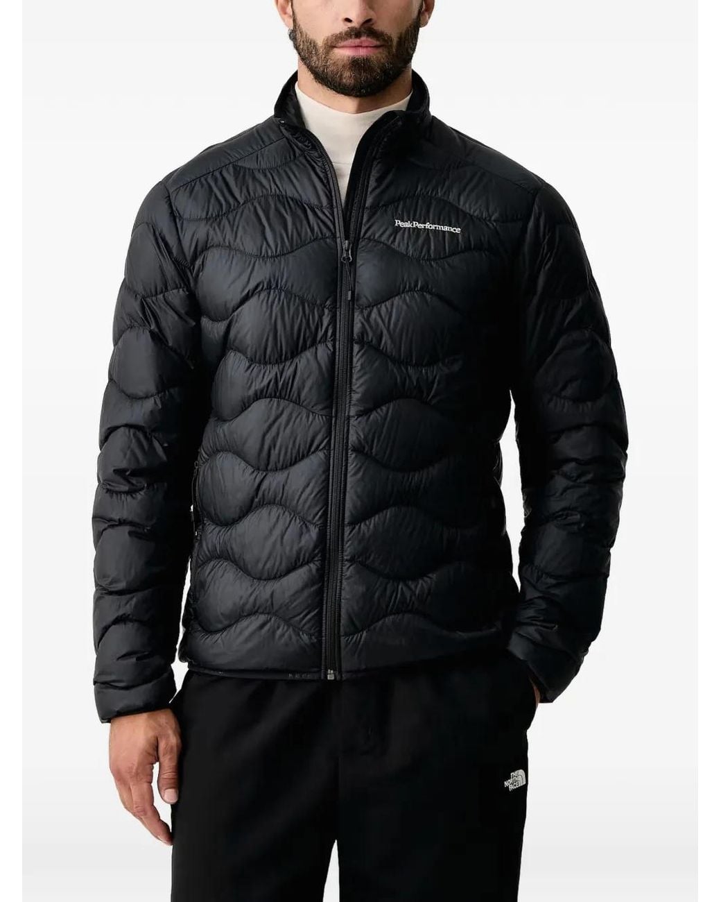 Peak Performance Black Helium Quilted Jacket for men