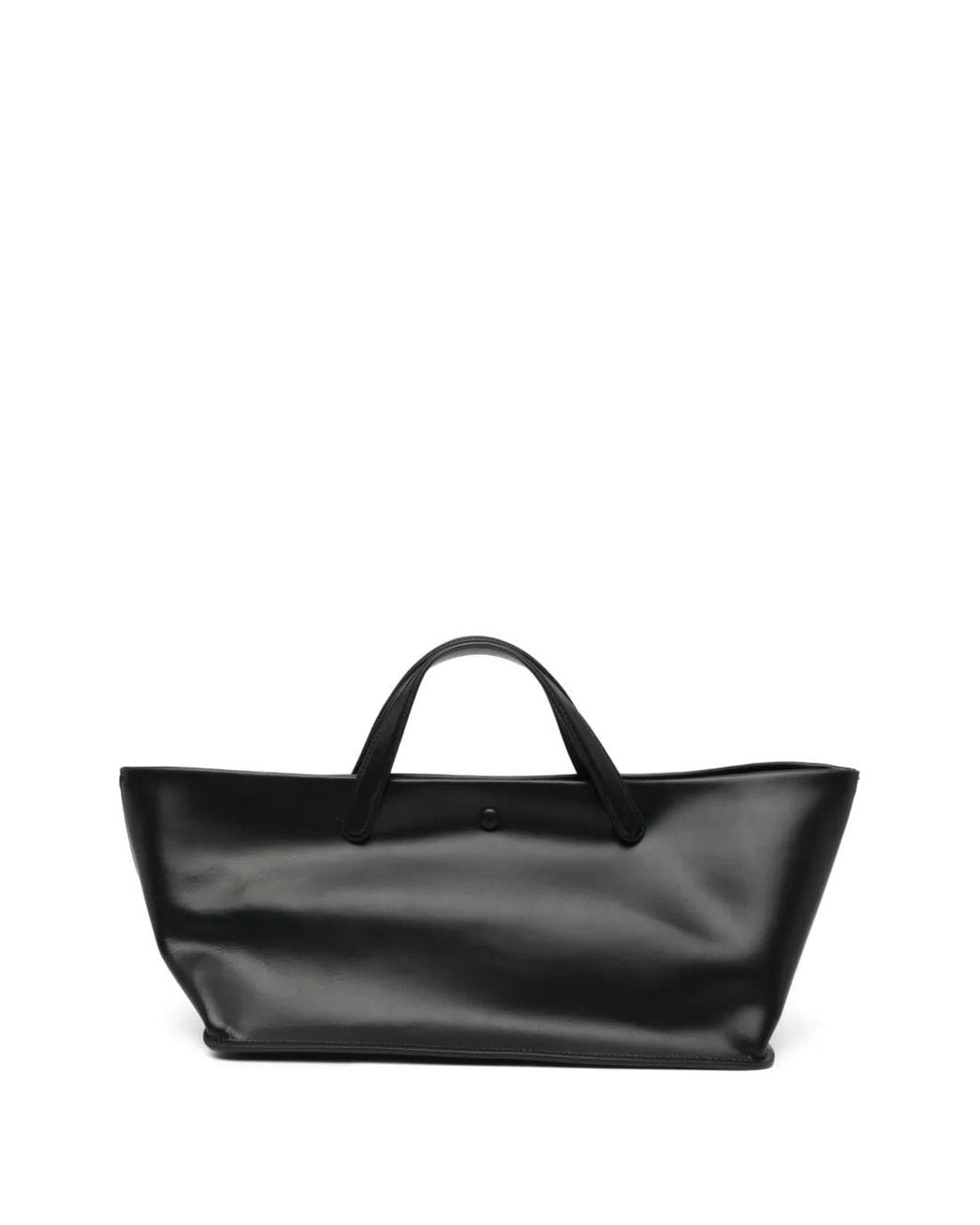 Senso Black Daryl Leather Tote Bag