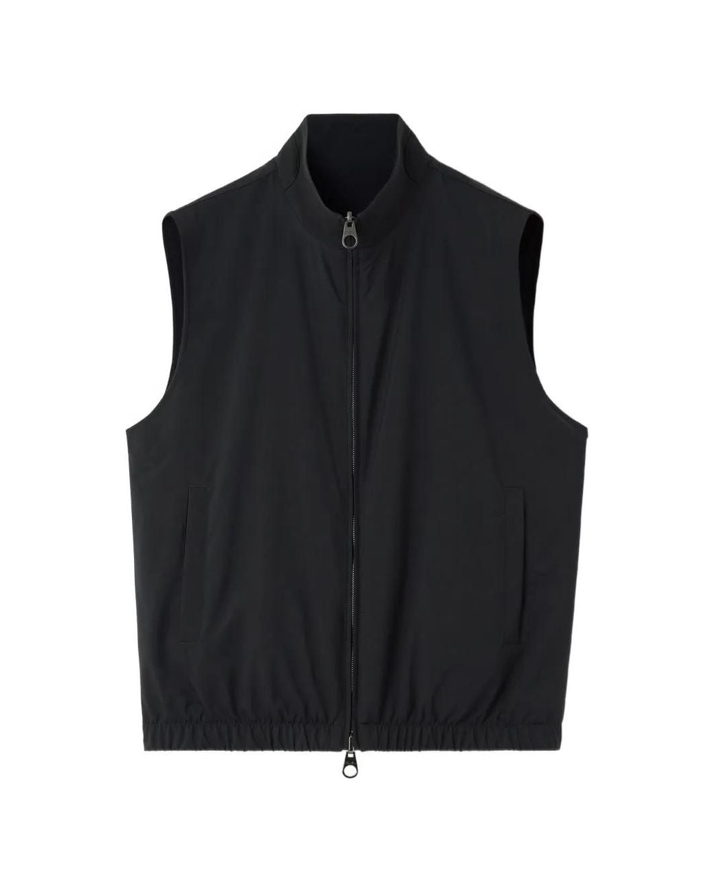 Loro Piana Black Doudoune Réversible Sans Manches for men