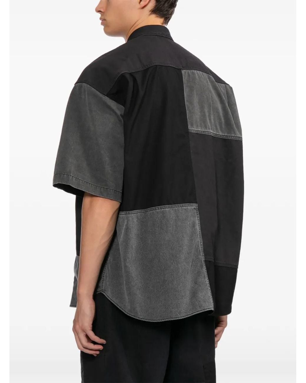 Comme des Garçons Black Patchwork Shirt for men