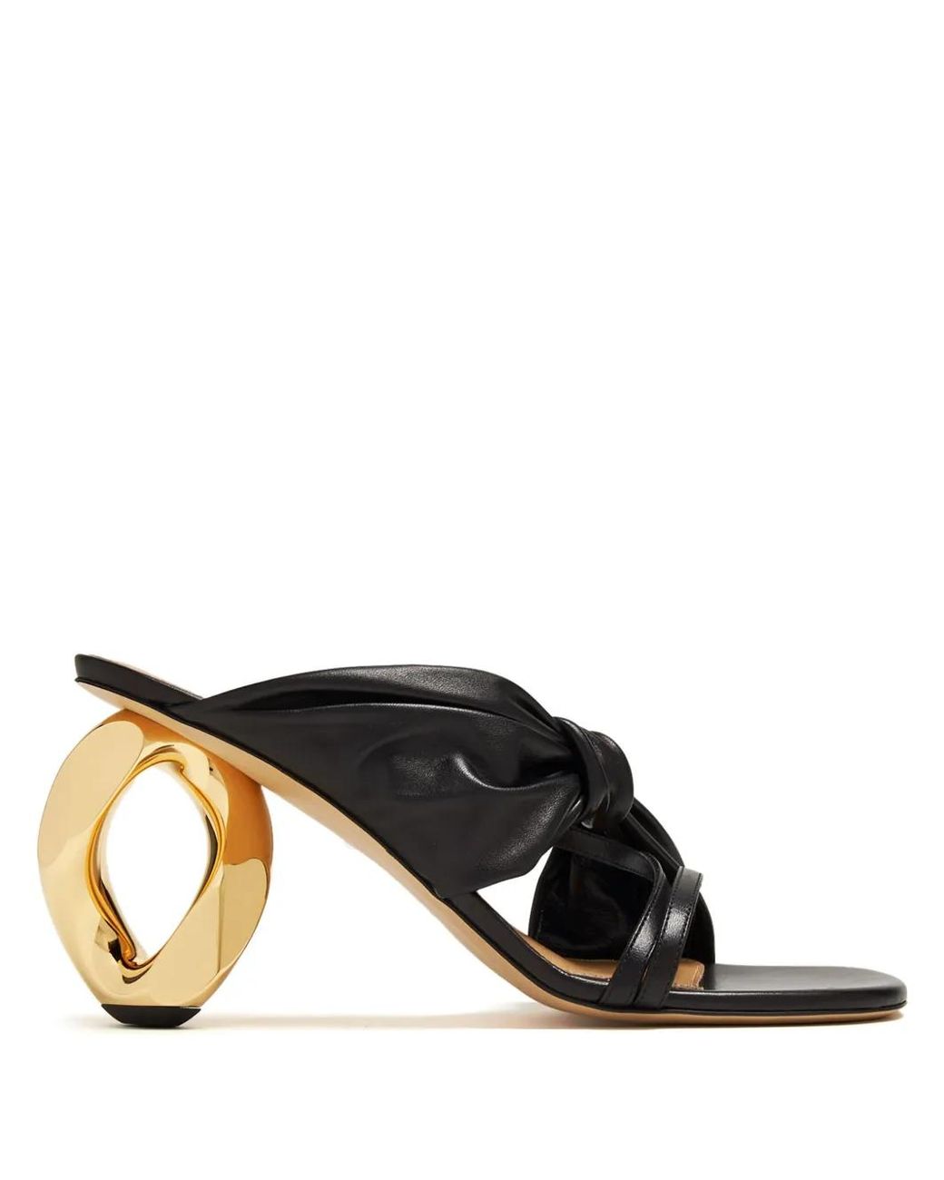 J.W. Anderson Black Chain Heel Mules