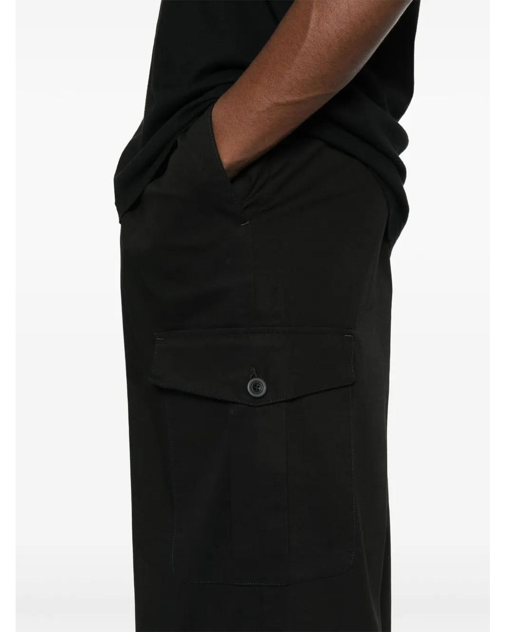 Emporio Armani Black Trouser Clothing for men