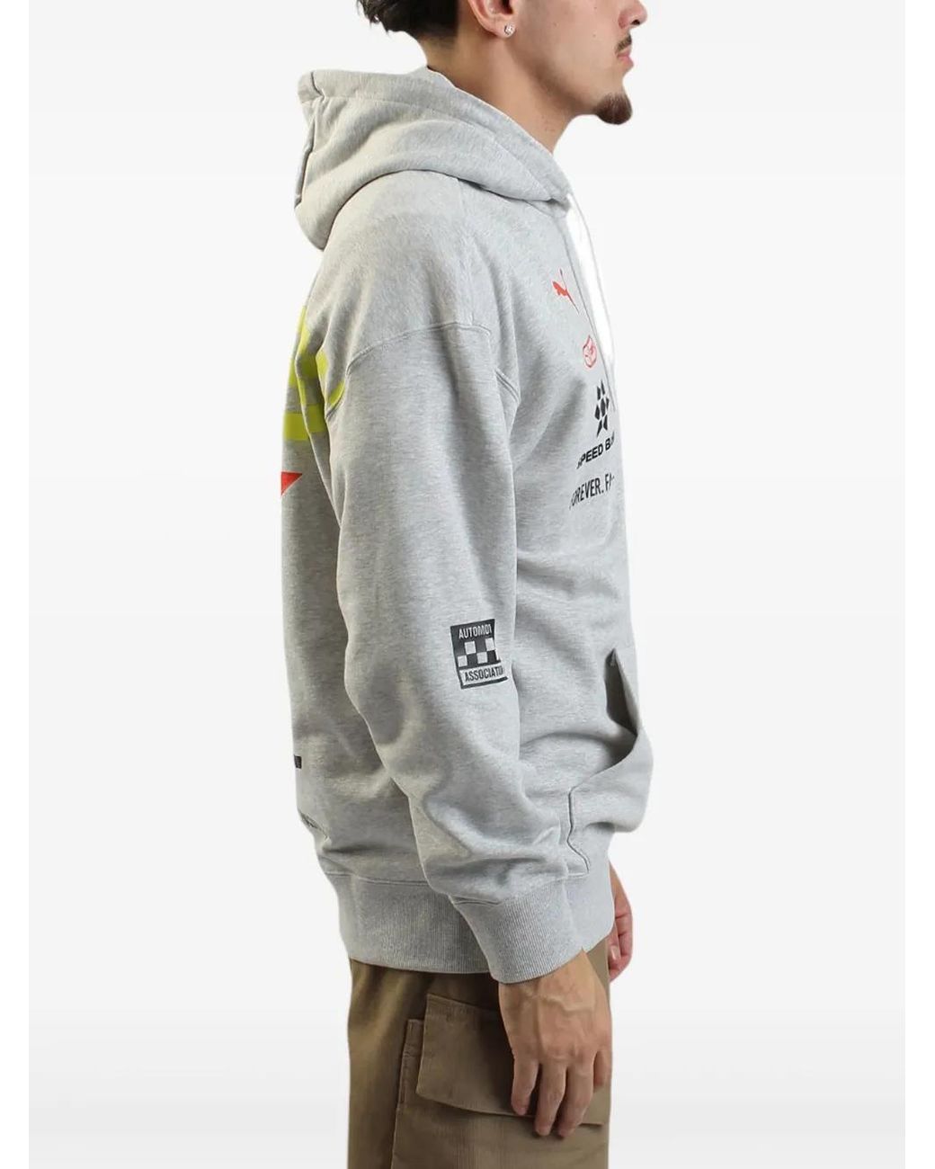 PUMA Gray X F1 Racing Motorsport Hoodie for men