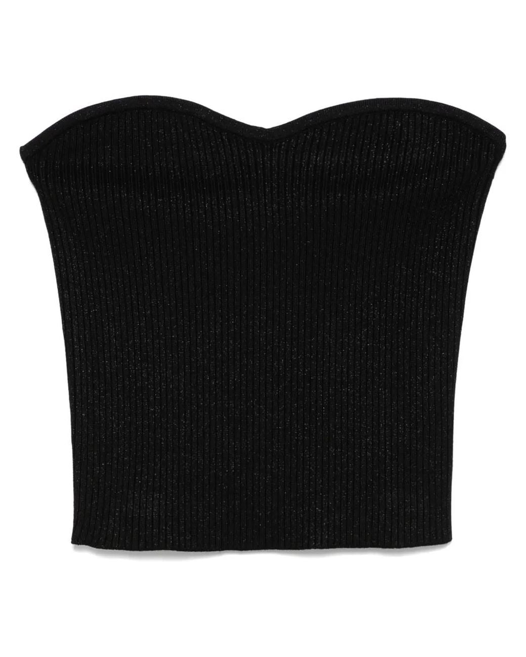 Peserico Black Lurex Top